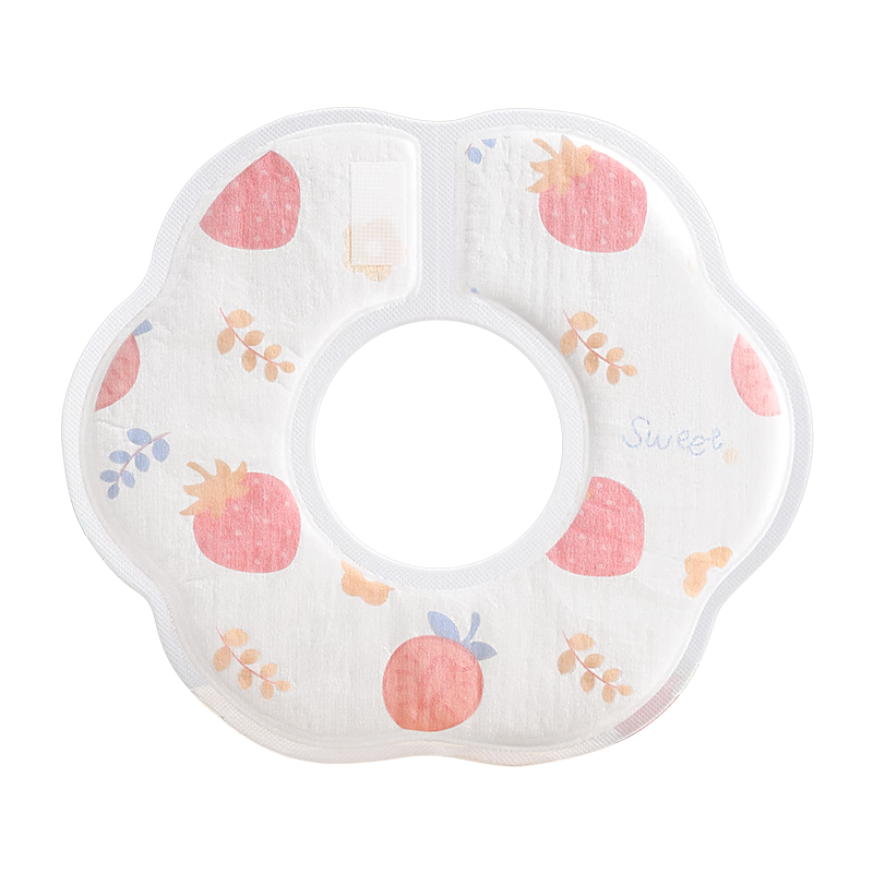 Beitaisi Disposable Baby Drool Bibs, Thin Autumn And Winter Gauze Design, Newborn Waterproof No-Wash Bibs, 20 Pieces