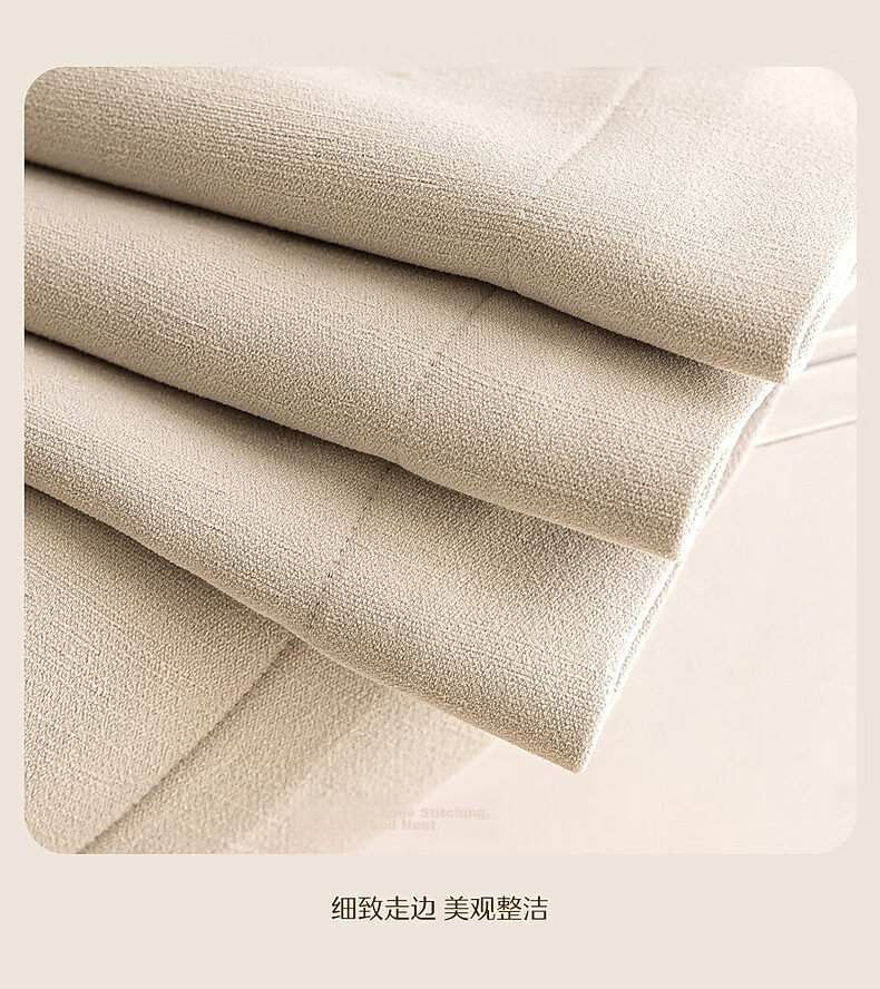 Mercury Home Textiles Blackout Curtains 5A Antibacterial Double-Sided Chenille Thickened Full Shading Curtains for Living Room and Bedroom 13