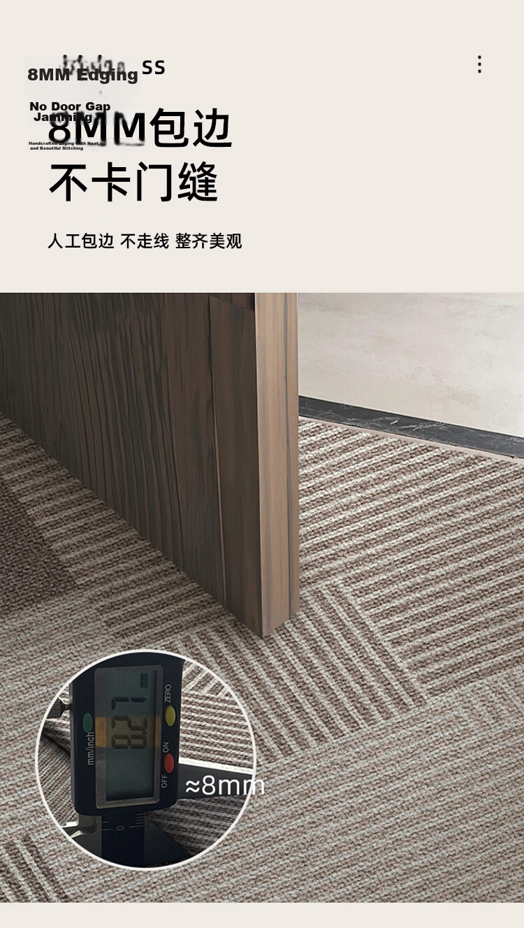 STIMANNI CITY·MANNI Modern Minimalist Entryway Door Mat Indoor Home Protective Dirt-Resistant Thickened Plush Carpet 9