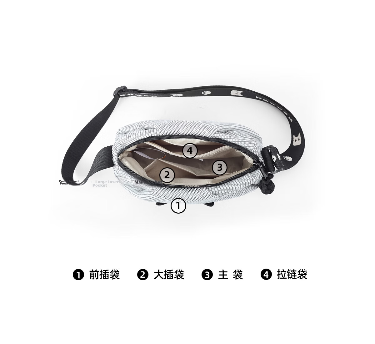 NOXXON Holiday Gift Casual Niche Ultra Lightweight Underarm Shoulder Commuter Small Backpack Lightweight Crossbody Bag 11