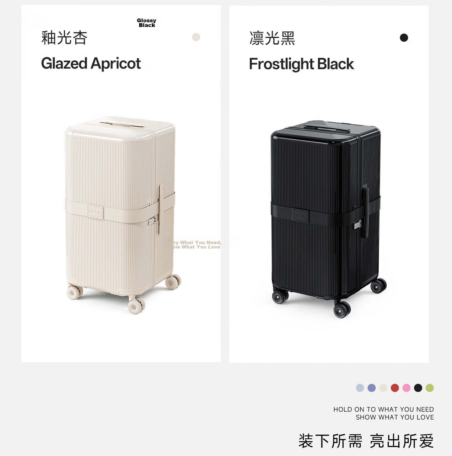 DTA Large Capacity Luggage Women New Travel Trolley Suitcase Durable Student Password Lock Men Yunting Blue 30 Inch 33
