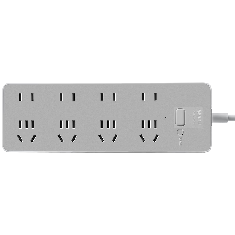 BULL BULL Power Strip/Extension Cord/Surge Protector/Power Bar/Outlet Strip/Power Board/Trailing Cord Z Generation 8-Outlet Master Switch, 5 Meters Long GN-Z1441J