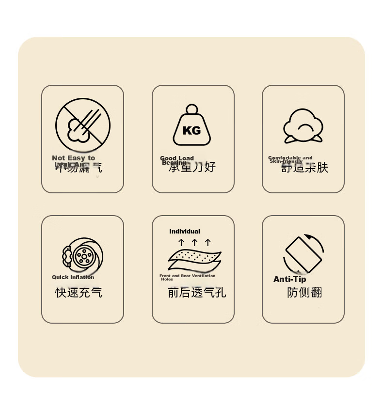 40,000 Kilometers Baby Car Sleeping Bed Infant Travel Sleeping Device Child Car Inflatable Mattress Rear Seat Car Bed 2
