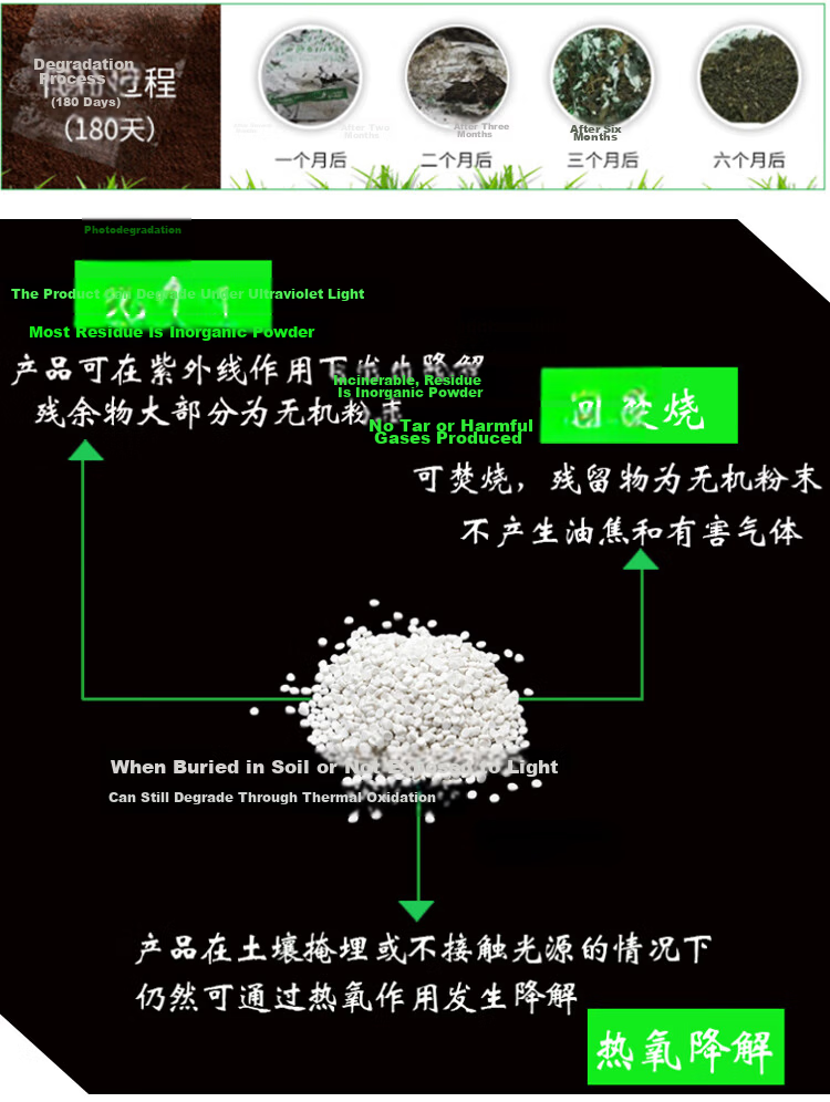 Kimslow Fully Biodegradable Trash Bags Garbage Cleaning Bags Eco-friendly Plastic Bags Light Green 8L [40*38cm] 50pcs KT-485 7