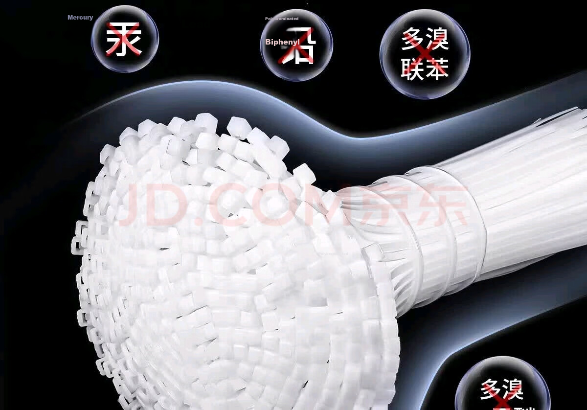 Tianyi Self-Locking Nylon Cable Ties Wire Organizer for PC Assembly Gardening Cable Management White 3.6x200mm 100pcs 3