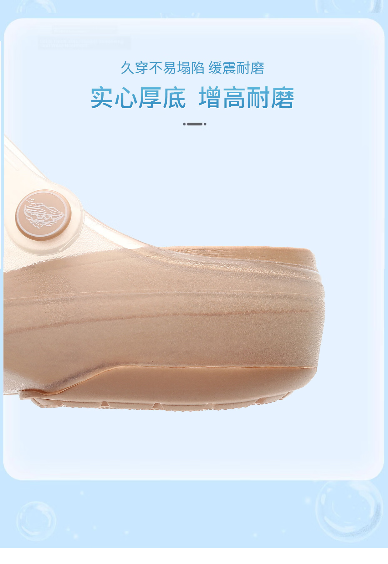 Afnoti Women's Summer Hole Shoes Outdoor Travel Beach Non-slip Maternity Flat Nurse Sandals Tea Gold Size 35 8