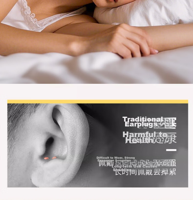 Shunxuan Noise-Cancelling Earplugs for Sleeping, Non-Damaging to Ears, Ultra-Absorbent Industrial Factory Noise Reduction Earplugs for Men And Women, Pack of 10, Light Yellow Slim Waist S037-S 8