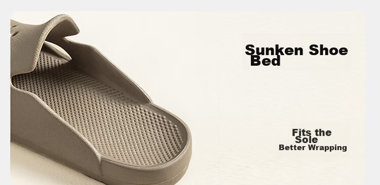 Home Story × J Dear Self-Developed EVA Odor-Resistant Ultra-Soft Perforated Slippers for Women, Pink, Size 37/38 24