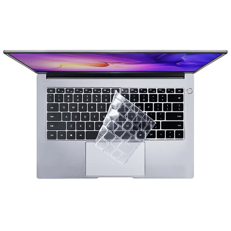 Jichuan Huawei MateBook D14/D14 SE Keyboard Protector, for 2022/2021 Laptop Models, 14-Inch TPU Ultra-Thin Transparent Dust-Proof Film, Waterproof Cover