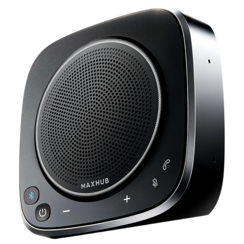 MAXHUB Video Conference Omnidirectional Microphone/360° 5-Meter Pickup Bluetooth Wireless Connection Desktop Speaker/20-40㎡ Meeting Room Solution BM22