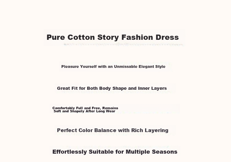 Demana 100% Cotton Summer Elegant V-Neck Elastic Waist Short Sleeve Mid-Length Slimming Women's Dress 2
