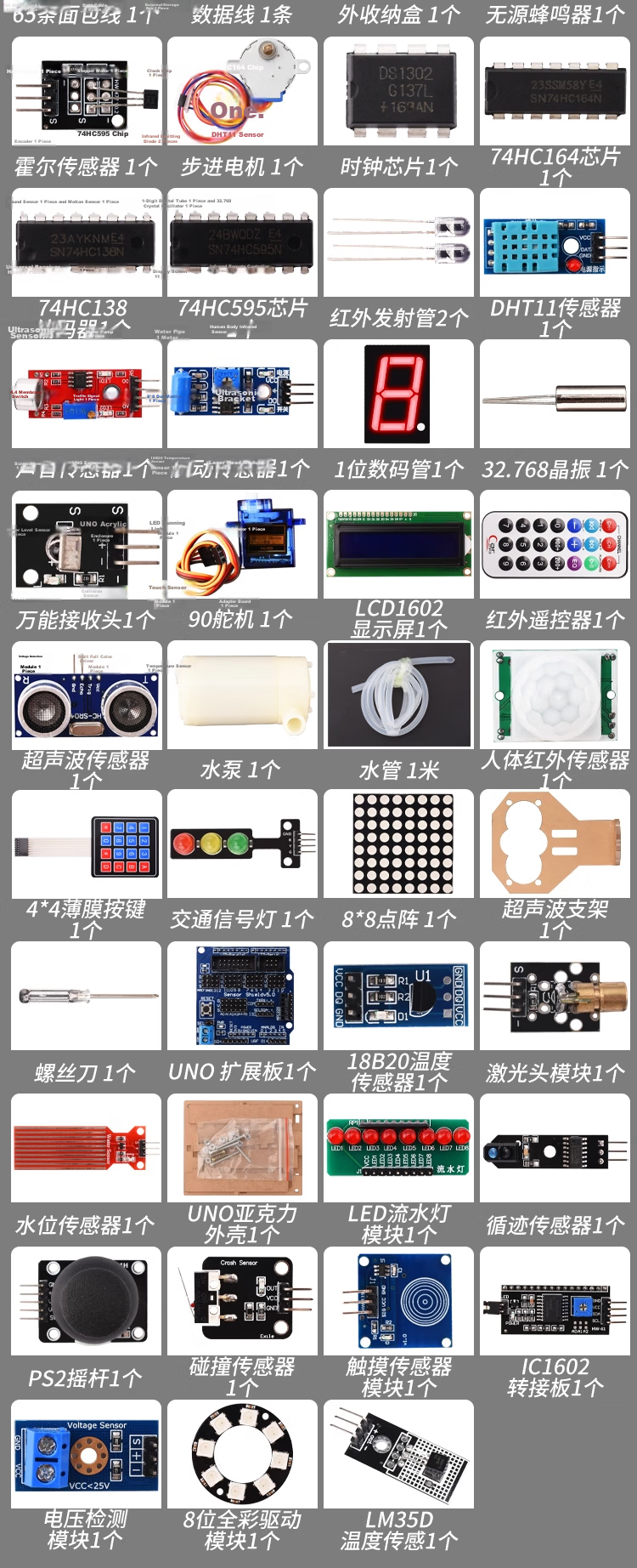 ZAVE Arduino Uno R3 Development Board Starter Kit Compatible with Arduino Basic Version (with Main Board) 6