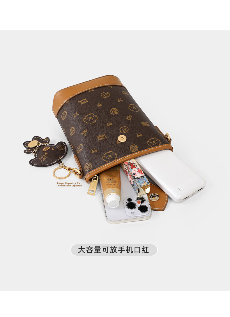 Viney Women's Boutique Bucket Bag Fashionable Crossbody Phone Bag Small Purse Birthday Qixi Valentine's Day Gift for Girlfriend 22