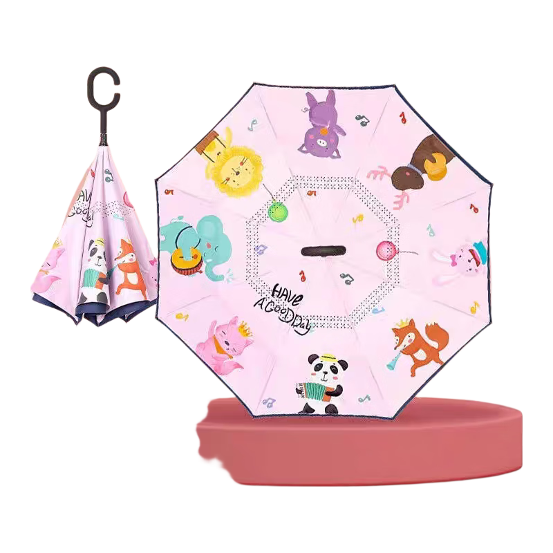 Qimaimai Children's Umbrella, Safety Reverse Umbrella, Sun Umbrella, Kindergarten Boys And Girls Student Umbrella for Sunny And Rainy Days Q601