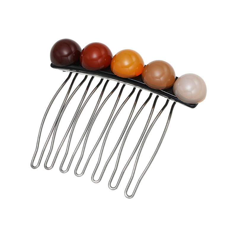 CHIMERA Minimalist Beaded Hair Comb Fringe Clip Versatile Hair Tamer for Women Qixi Festival Gift
