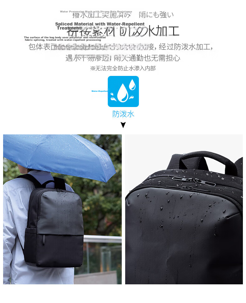 ELECOM Lightweight 16-inch Laptop Backpack Business Travel Multi-Compartment Commuter Bag School Bag 10