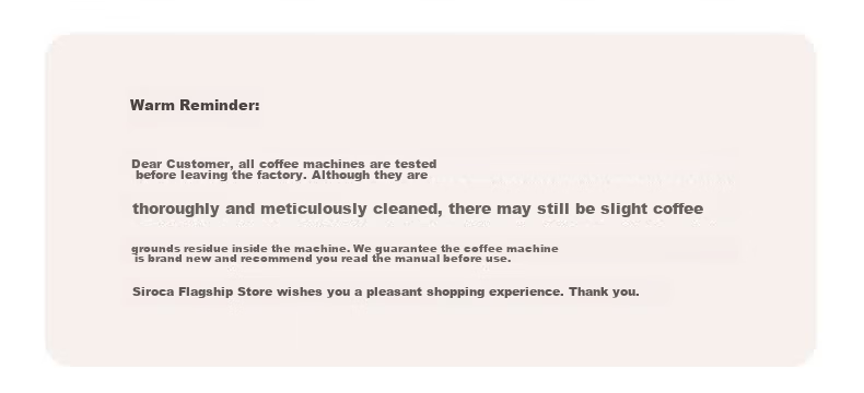 Siroca Stone Mill Fully Automatic American Coffee Maker Grinder Integrated Bean and Powder Dual-Use Multifunction PRO Small Coffee Machine for Office and Home [Qixi Valentine's Day Gift] 41