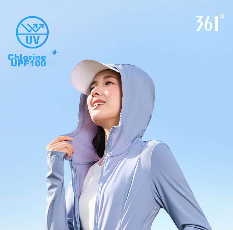 361° Women's Summer Sunscreen Jacket UPF100+ UV Protection Slim Outdoor Sports Coat 662624606-7 1