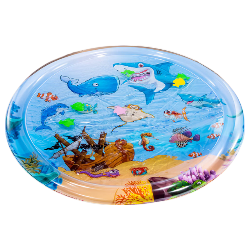Miaobeile Pat Pat Water Mat Infant Crawling Mat Large Thickened Home Floor Mat Baby Toddler Crawling Play Mat Foot-Stepping Toy