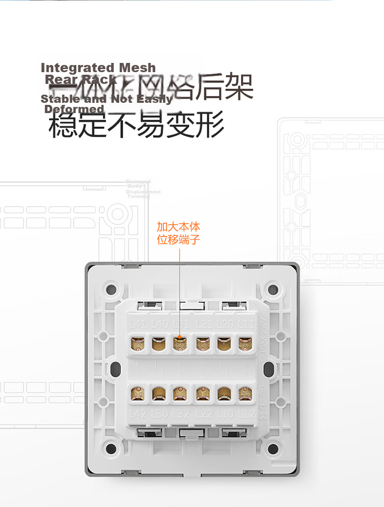 BULL Switch Socket G36 Series Three-Way Double Control Switch G36K312, Space Gray, Concealed Installatio 15