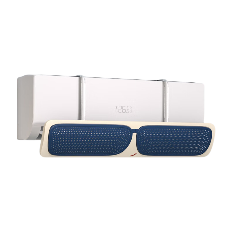 Naxiannv Air Conditioner Wind Deflector, Patented Design with Exclusive Color Scheme, Mirror Series, Blue, 90cm NG-3