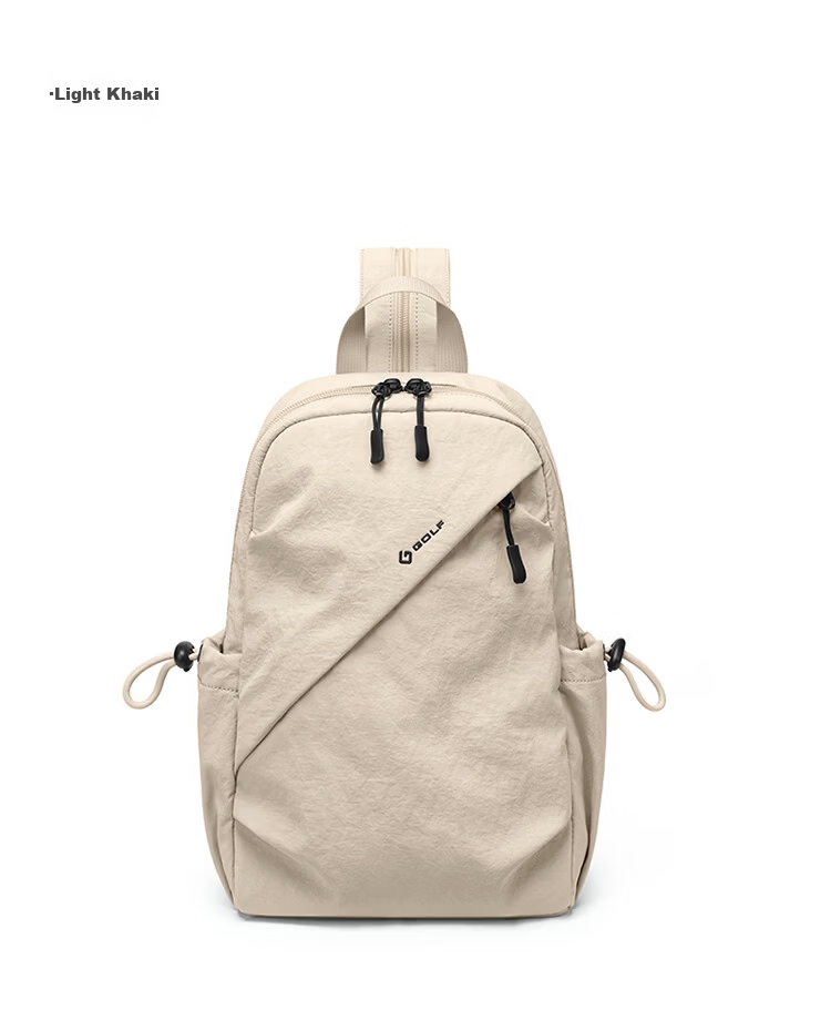 GOLF Lightweight Crossbody Bag Unisex Casual Sports Chest Bag Outdoor Cycling iPad Shoulder Bag Multifunctional Small Backpack 24