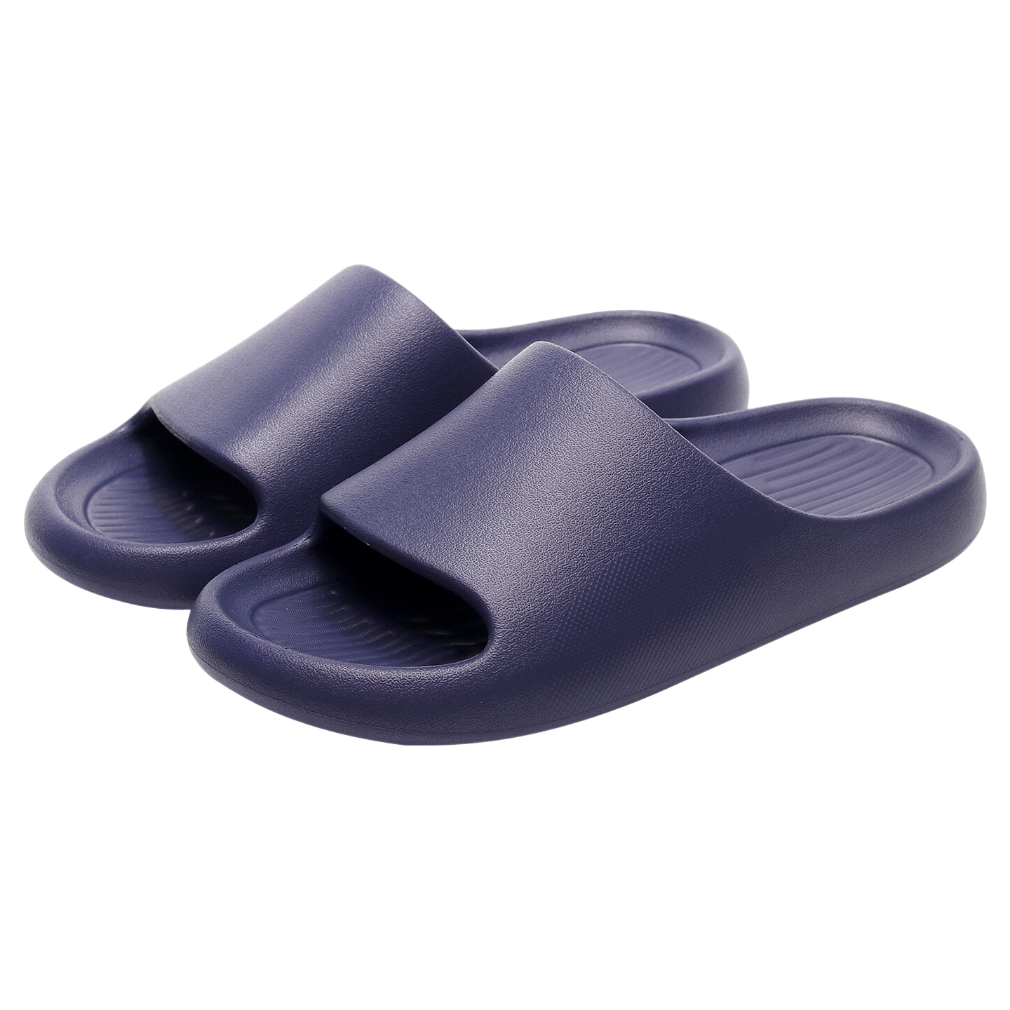 Bigga Plus Size Men's Extra Large Indoor Home Bathroom Non-Slip EVA Oversized Summer Slippers Navy Blue 42-43