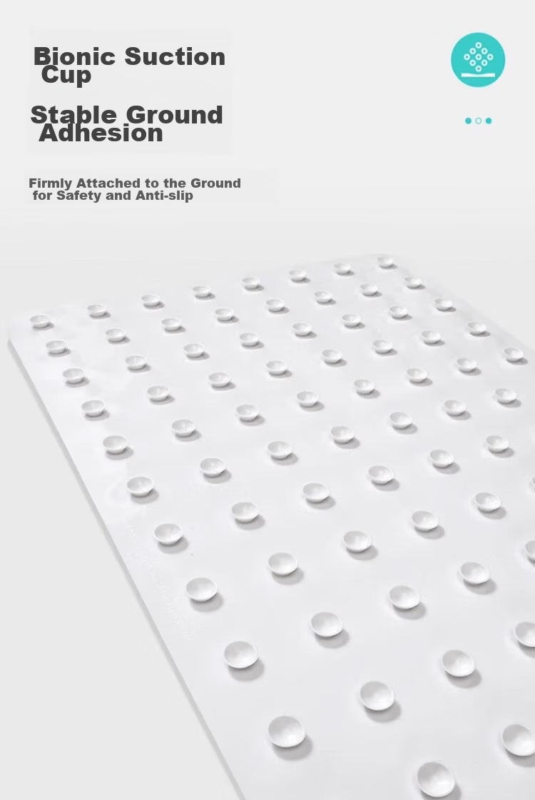 Yinshang Bathroom Round Non-Slip Mat Floor Mat Shower Room Suction Cup Foot Pad Children's Cartoon Anti-Slip Mat 55*55CM 4