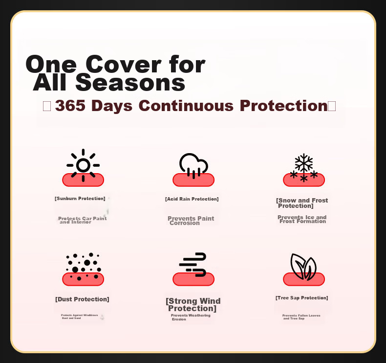 Xinshengling Toyota Camry Car Cover, Full Vehicle Protection, for 2023/2024 Plus Eighth And Ninth Generations, Sun Protection, Rain Protection, Snow Protection, And Frost Protectio 6