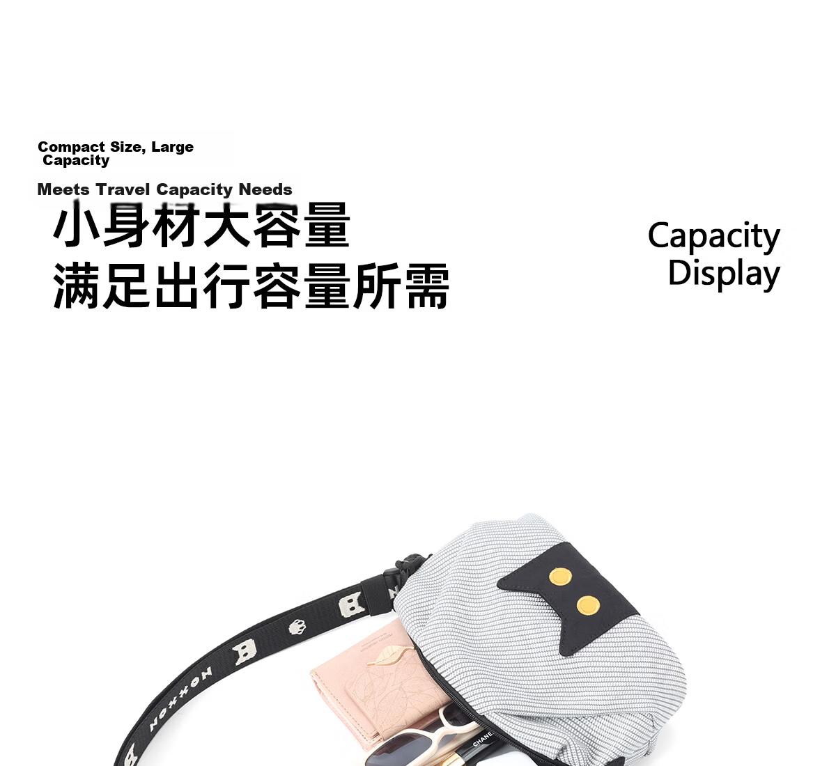 NOXXON Holiday Gift Casual Niche Ultra Lightweight Underarm Shoulder Commuter Small Backpack Lightweight Crossbody Bag 10