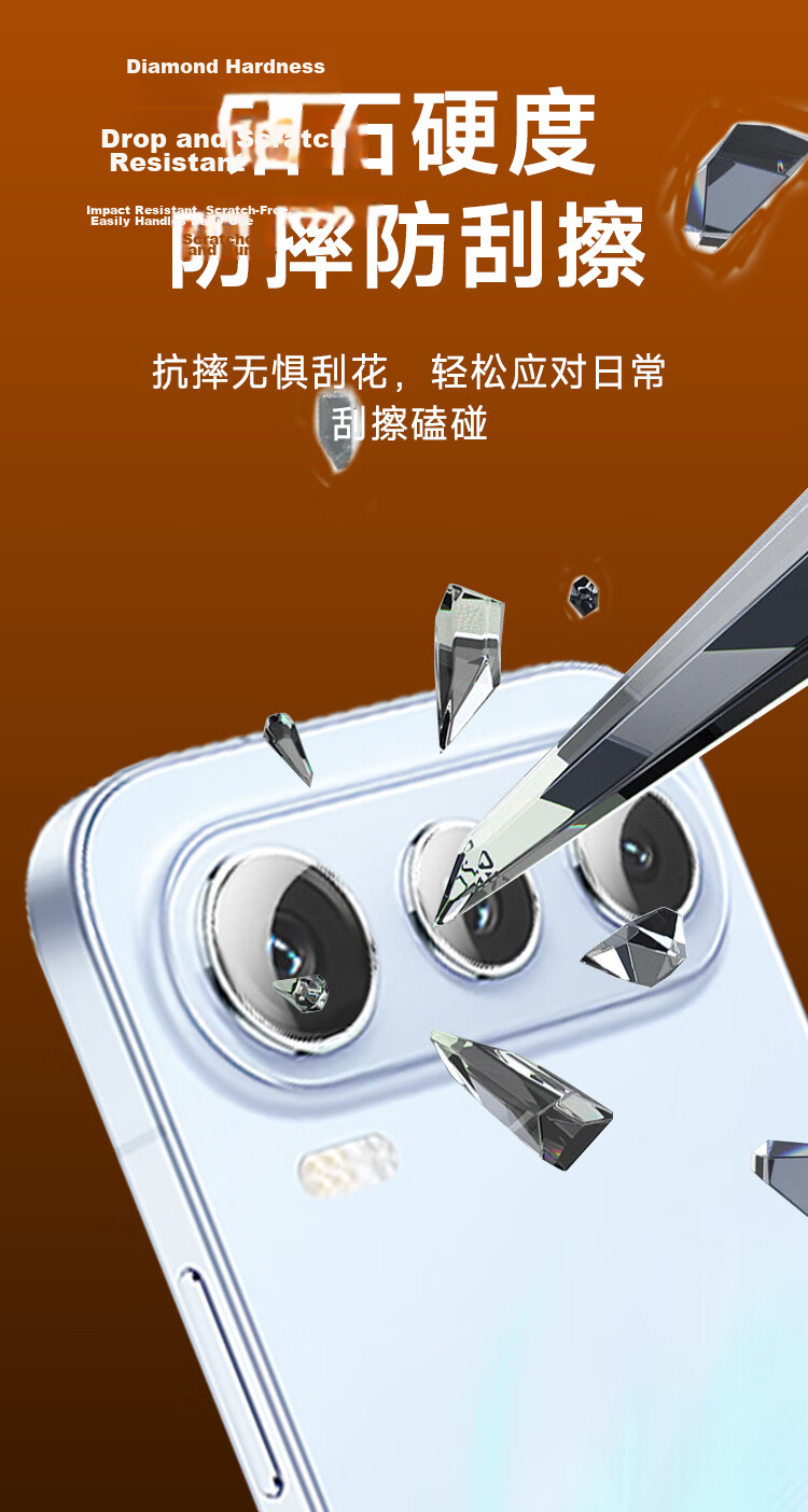 Coollefone Pure Transparent No Ring Ultra Value Two Sets Honor 600Pro Lens Protector Film Honor Phone Camera Lens Protective Film AR Anti-Reflective Ultra-Thin HD Drop-Resistant Scratch-Resistant 3