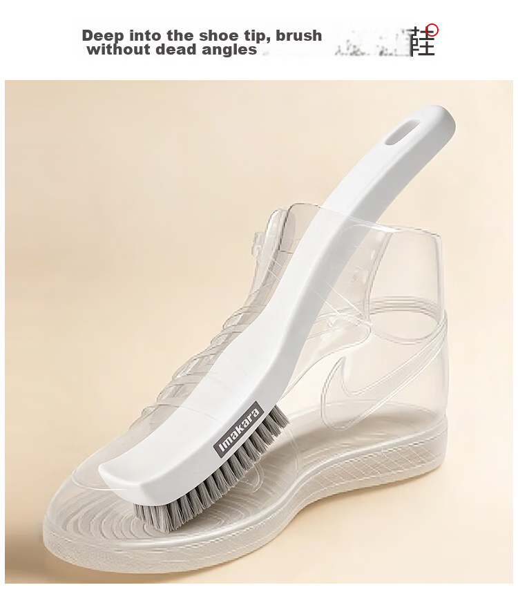 Imakara Stiff Bristle Shoe Brush Durable Soft Bristle Shoe Cleaning Brush Household Shoe Cleaning Tool 7
