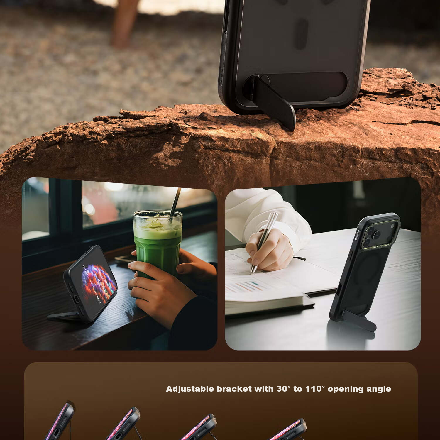 SmallRig 5551 Apple iPhone 17 Pro/17 Pro Max Photography Phone Case Protective Cover Magsafe Magnetic Lens and Filter Adapter Ring 9
