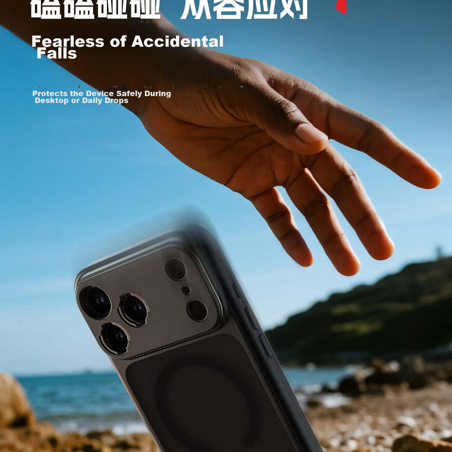 SmallRig 5551 Apple iPhone 17 Pro/17 Pro Max Photography Phone Case Protective Cover Magsafe Magnetic Lens and Filter Adapter Ring 14