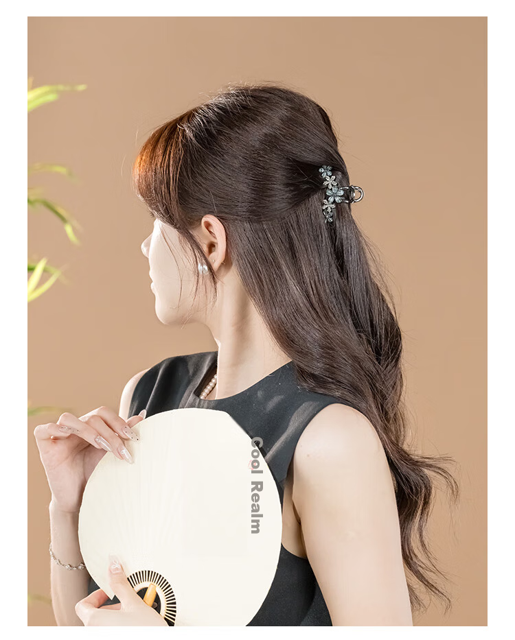 CHIMERA Flower Hair Claw Clip for Thin Hair, Bobby Pin, Shark Clip, Hair Clamp, Birthday Gift for Women 6