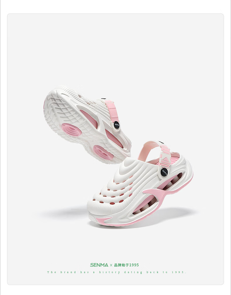 Semir Kids Slippers Girls Summer Hollow Sandals Pink Size 36-37 16