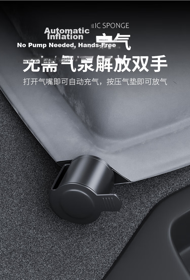Enbaisheng Inflatable Car Mattress Rear Seat Sleeping Pad Foldable SUV Sedan Kids Sleep Cushion Shock Absorbing Air Bed Camping 7