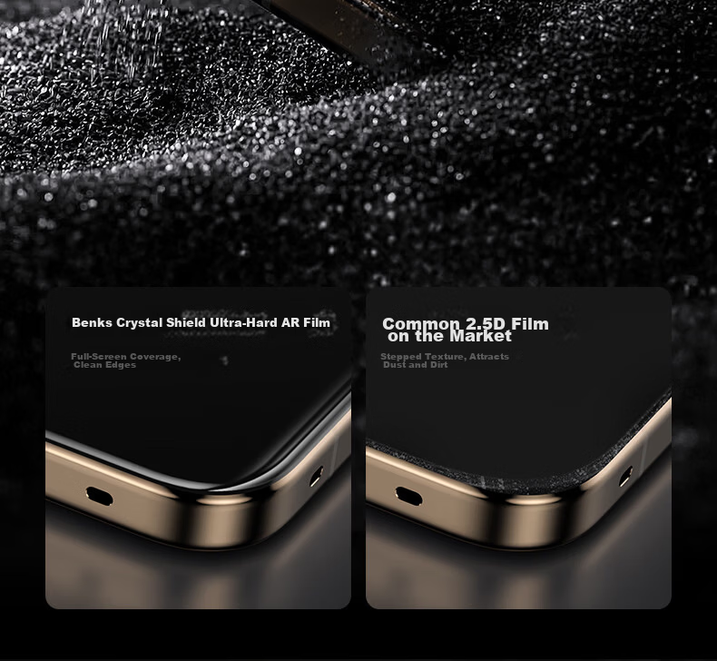 Benks Crystal Shield Ultra-Hard Glass AR Anti-Glare Tempered Film for Huawei Mate80 Pro Max Mate80 RS High-Definition Large Curved Edge Extraordinary Master Screen Protector 10