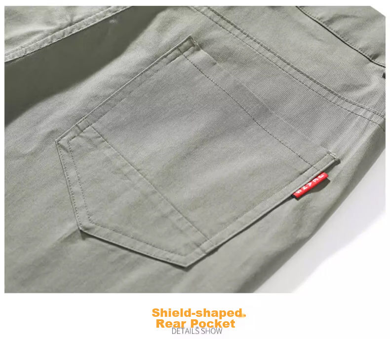 Playboy Summer Lightweight Men's Casual Pants Pure Cotton Loose Straight-Leg New Trendy Brand Versatile Stretch Trousers for Men 28
