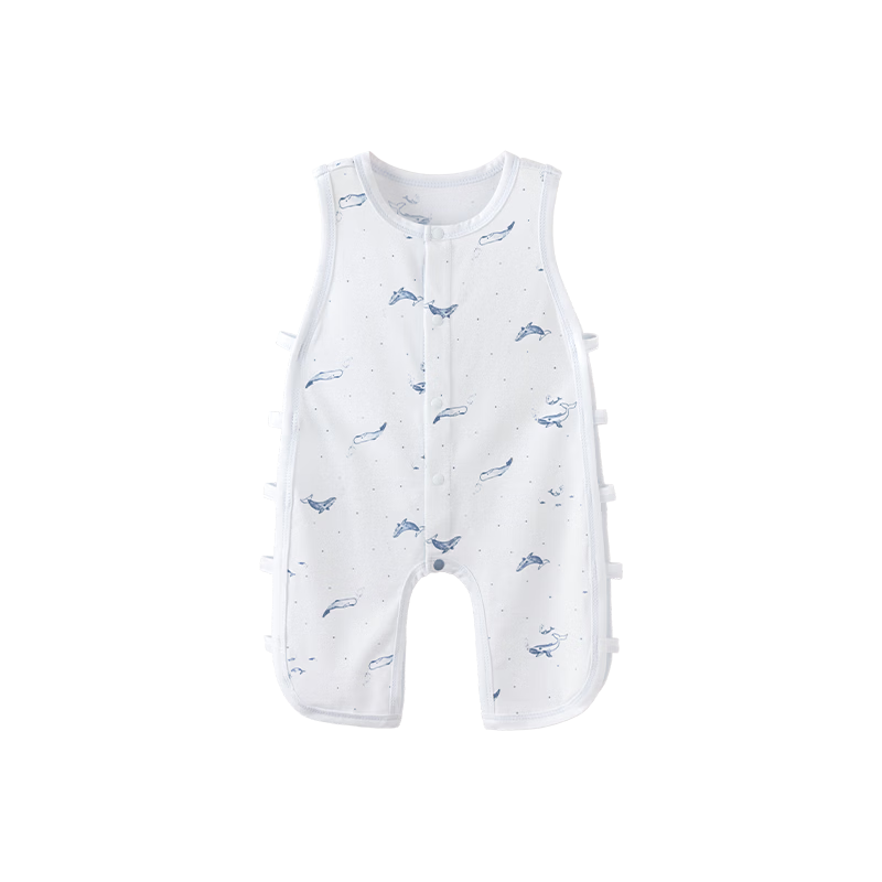 Babylove Baby Sleeveless Romper Summer Modal Cotton Unisex Bodysuit Open Crotch Crawling Suit