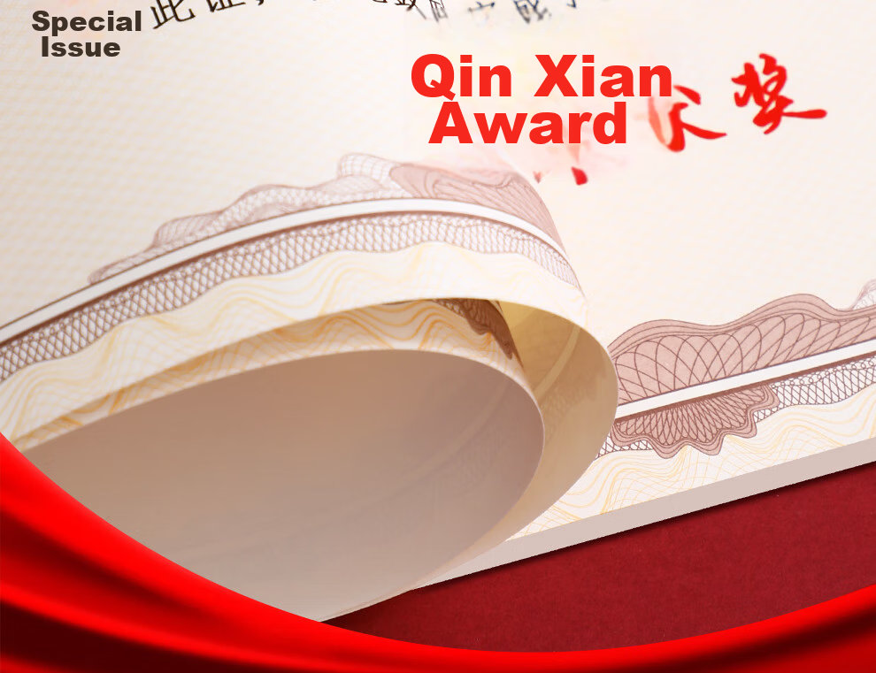Faramon Red Foil Stamped Honor Certificate A4 Award Certificate Corporate Award Certificate Completion Certificate (10 Books with 15 Inserts) Paper Version 6K 13