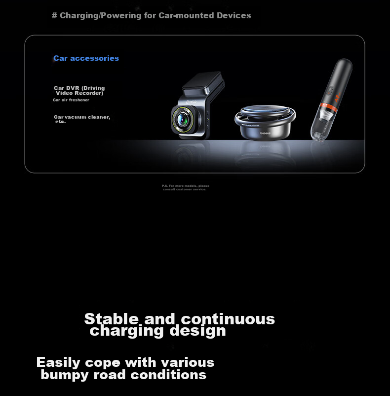 Baseus Car Charger for Apple 15/16, Cigarette Lighter Adapter with Dual Ports, Super Fast Charging for Huawei And Xiaomi Converters 14