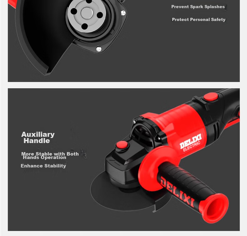 Delixi Electric Brushless Lithium Battery Angle Grinder Cordless Polisher Cutting Grinder Electric Polishing Machine 19