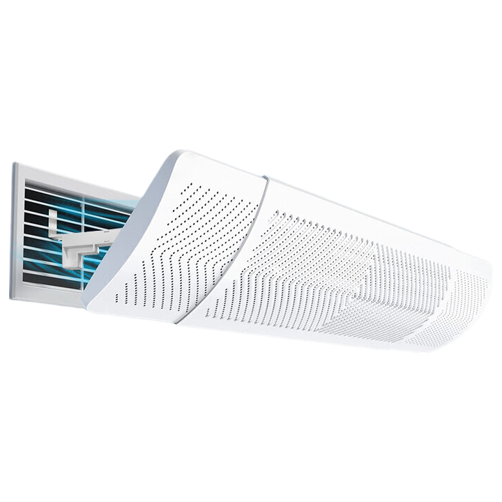XIAOHUANGHOU Central Air Conditioning Wind Deflector, Anti-Direct Blowing, No Drilling Required Installation, Filter Cotton Model Universal Air Guide Cover