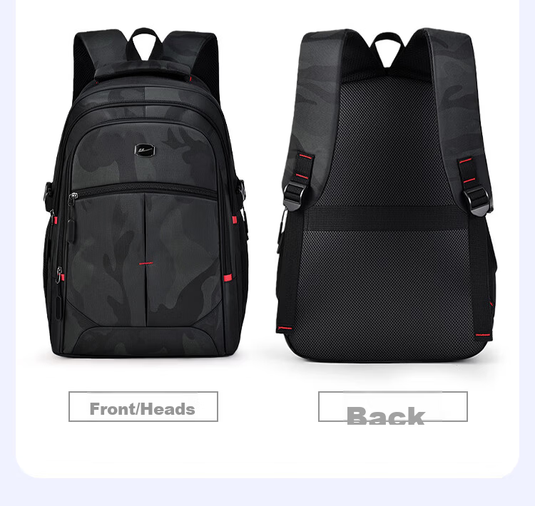 Warrior Large Capacity Backpack for Boys Middle School High School Students 2026 New Student Travel Laptop Bag 13