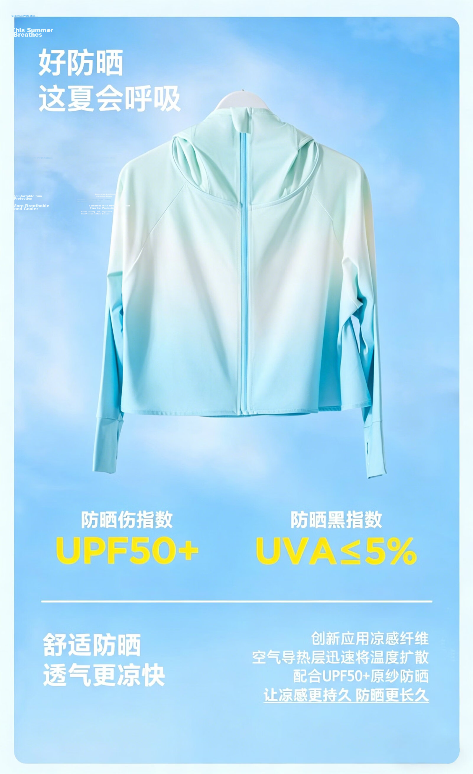 Basic House Kids Boys Girls Gradient Ice Silk Sun Protection Jacket Summer 2026 New Thin UV Protection Coat 5