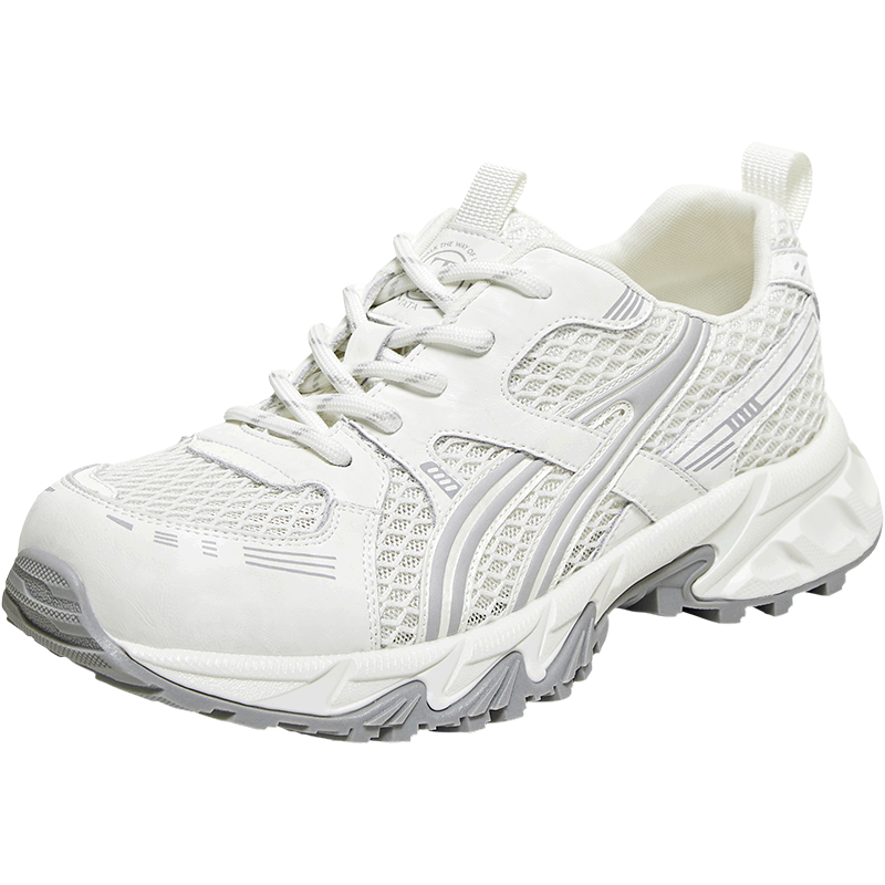 TATA Zhao Zhaoyi Summer 2026 Mall Edition Coconut Jelly Fashion Casual Breathable Women's Dad Sneakers Beige/Grey Size 40