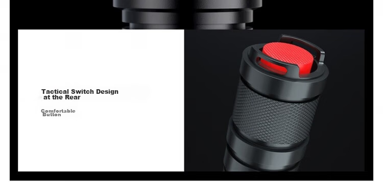 SupFire / Superfire C8 Series High-Power Flashlight; C8-XPE-5W 5W + 1500mAh Battery with Charging Dock + Tail Switch 20