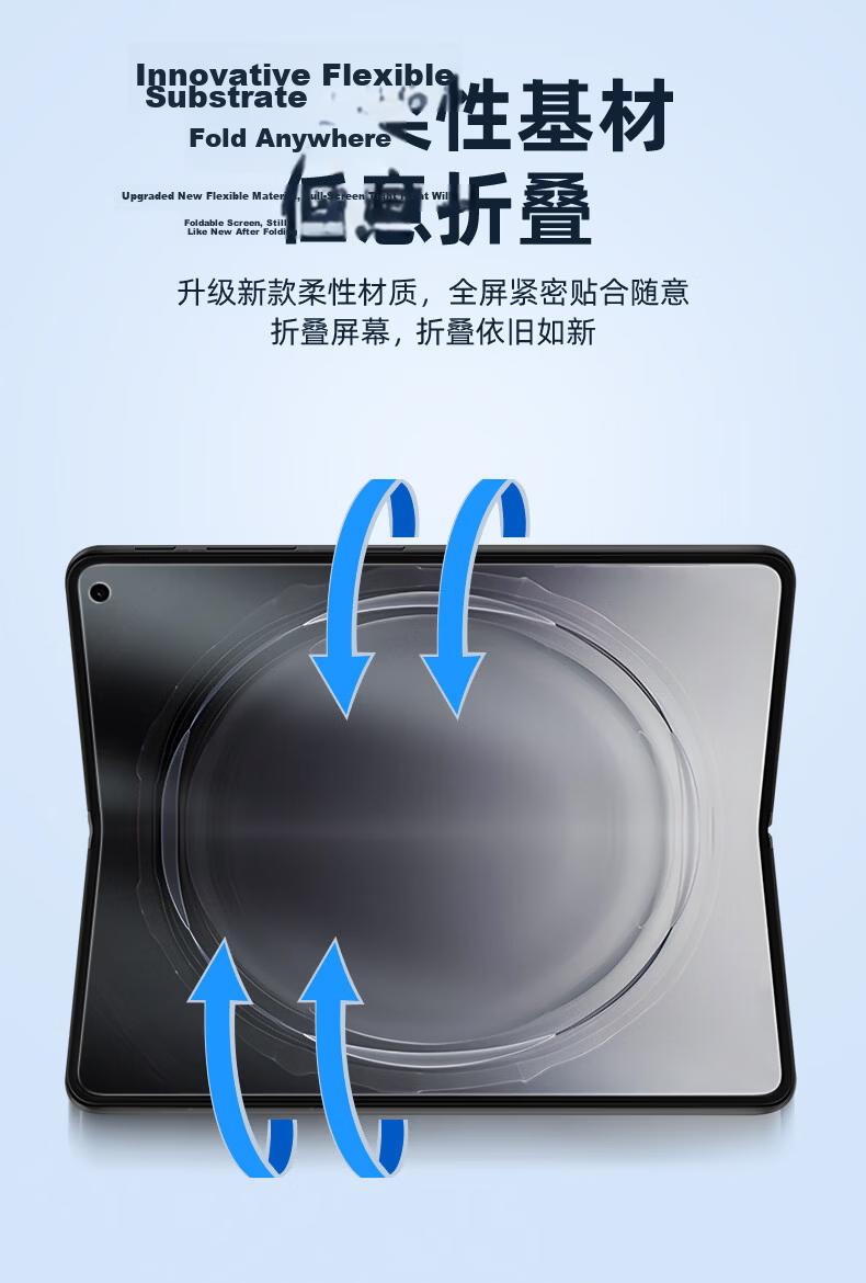BLUEO OPPO FindN6 Limited Edition Matte Anti-Fingerprint Anti-Drop Scratch-Resistant Screen Protector Film 4
