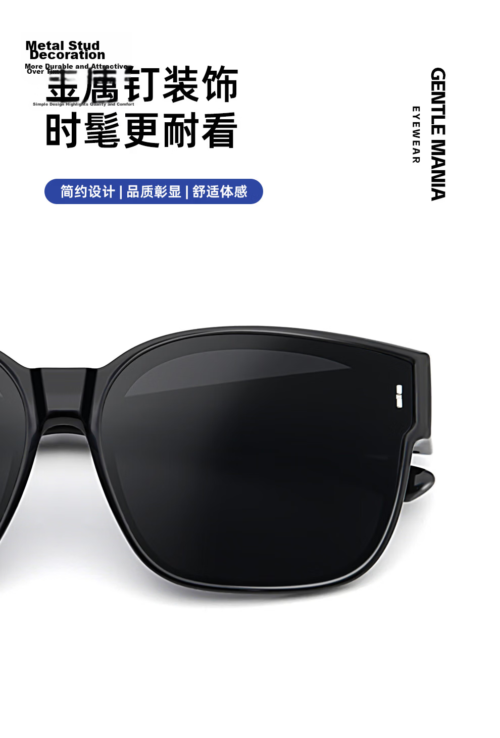 GENTLE MANIA Polarized Clip-On Sunglasses for Women, Clip-On Prescription Sunglass Lenses for Men, Driving and Fishing Glasses 18
